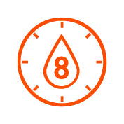 Up to 8 hours moisturisation
