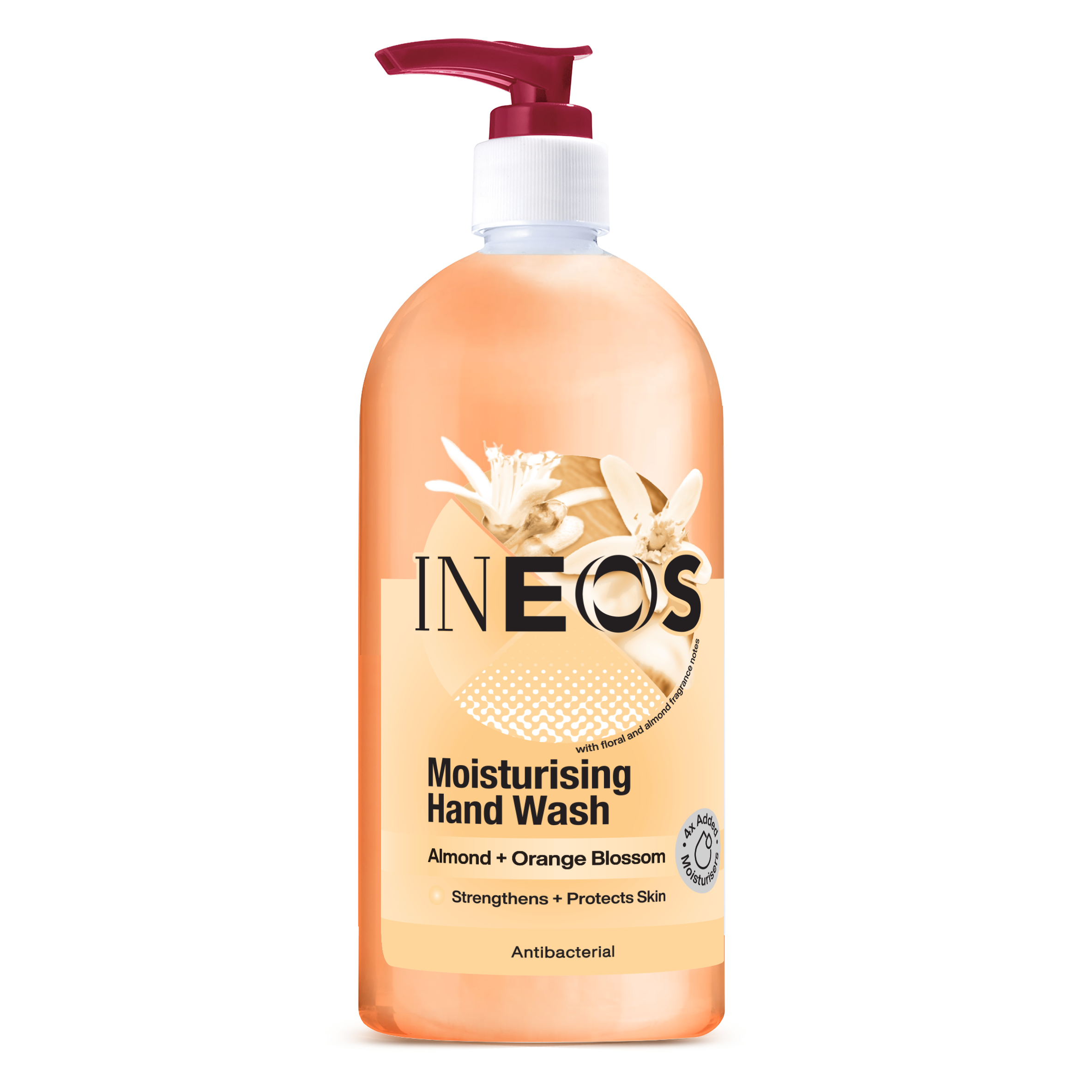 INEOS Moisturising Hand Wash with Almond + Orange Blossom Fragrance