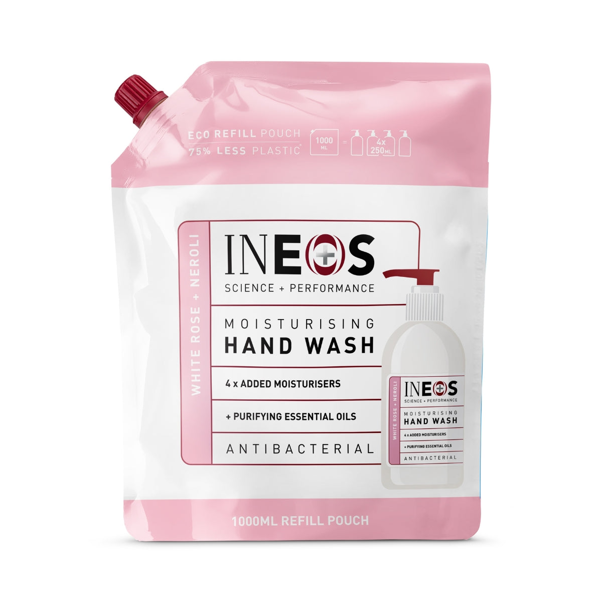 INEOS Moisturising Hand Wash with White Rose + Neroli Fragrance