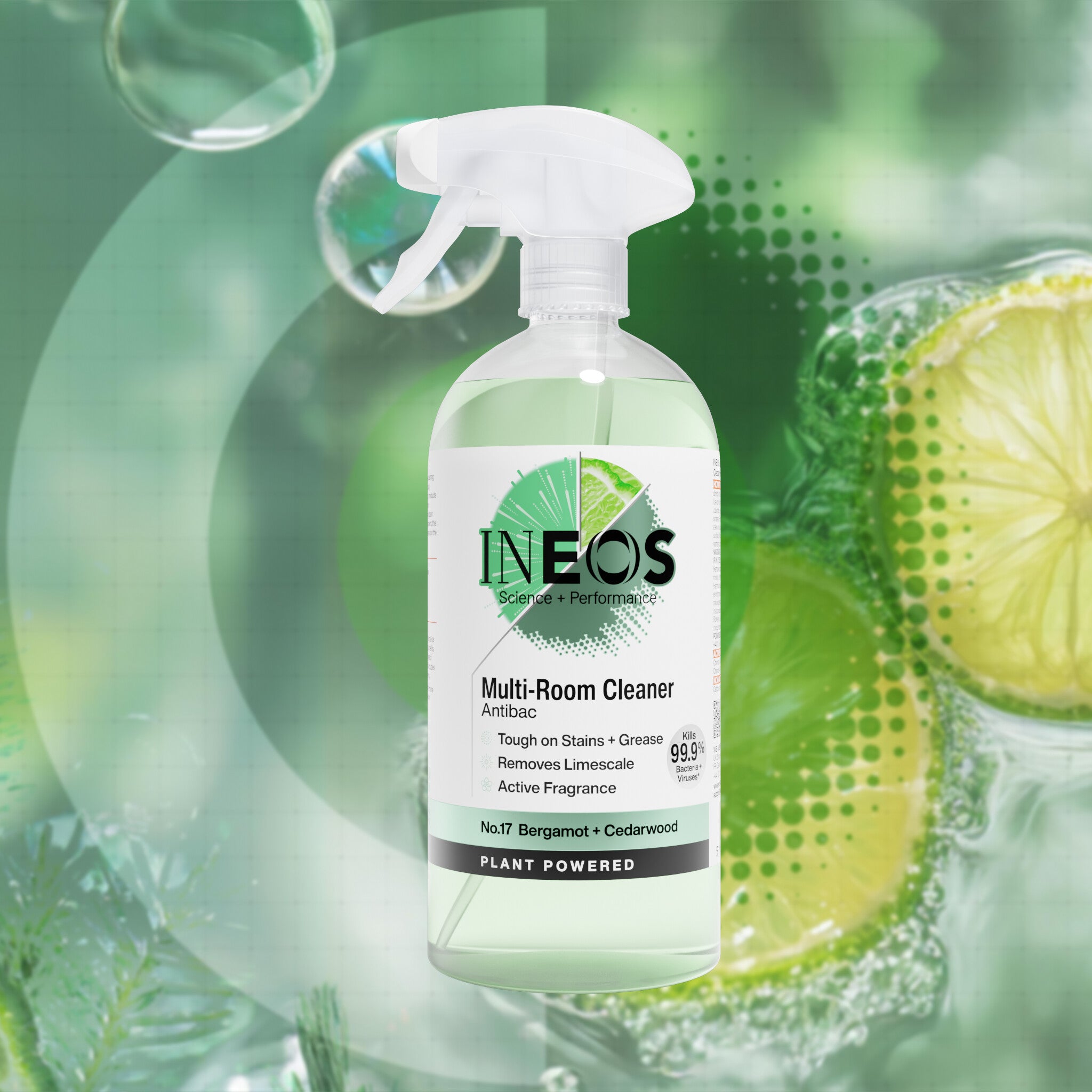 INEOS Antibac Multi-Room Cleaner with Bergamot + Cedarwood Fragrance
