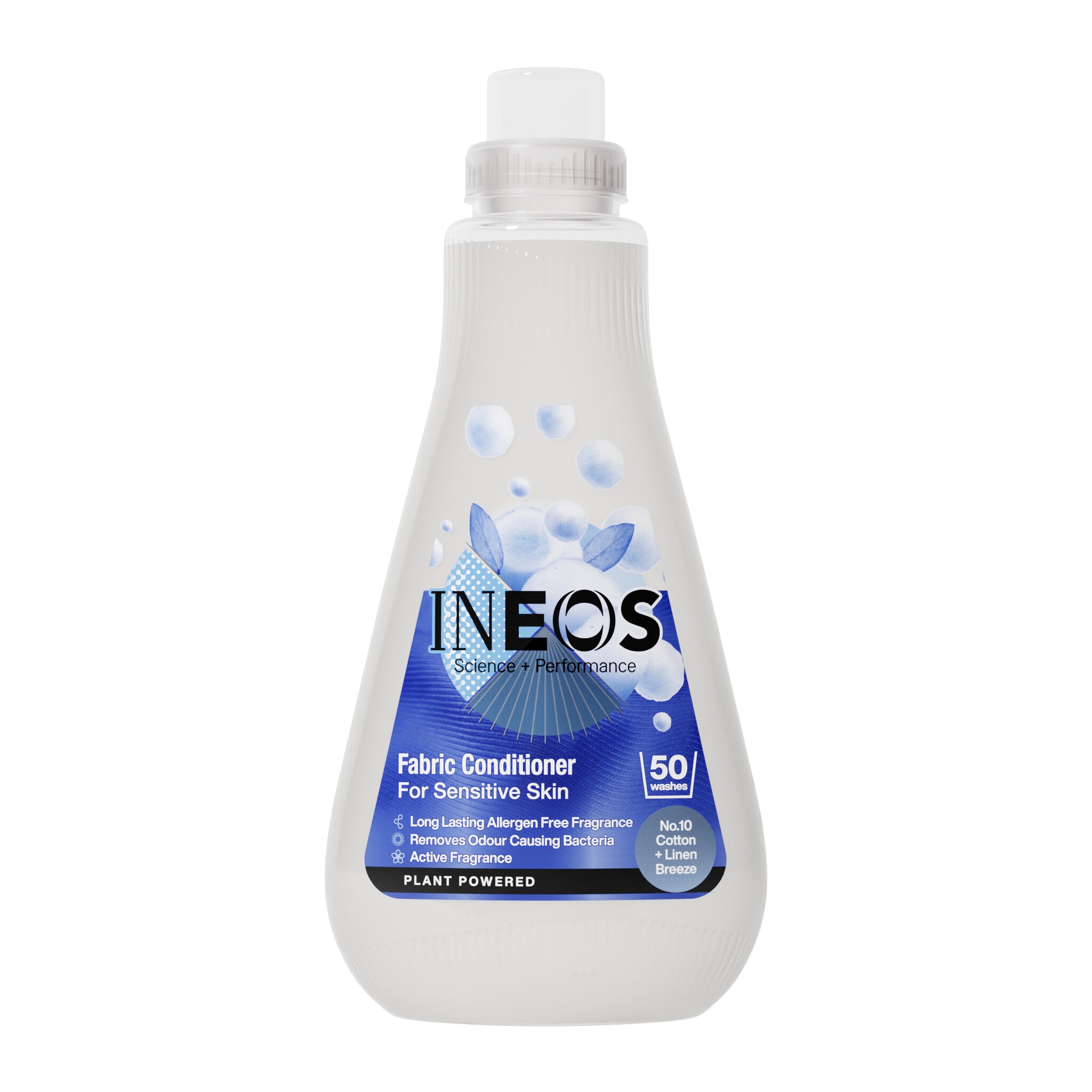 INEOS Fabric Conditioner for Sensitive Skin with Cotton + Linen Breeze Fragrance
