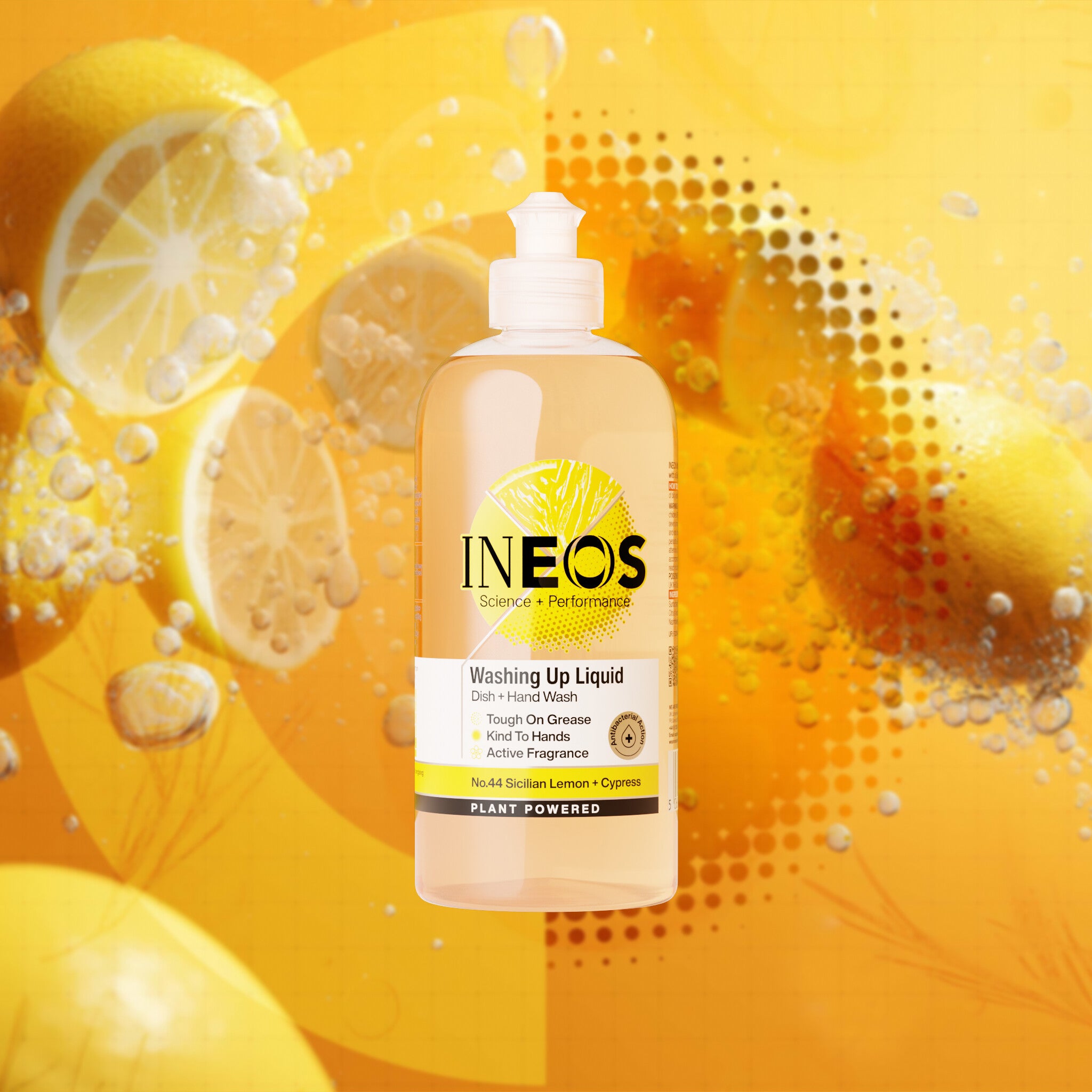 INEOS 2 in 1 Washing Up Liquid with Sicilian Lemon + Cypress Fragrance
