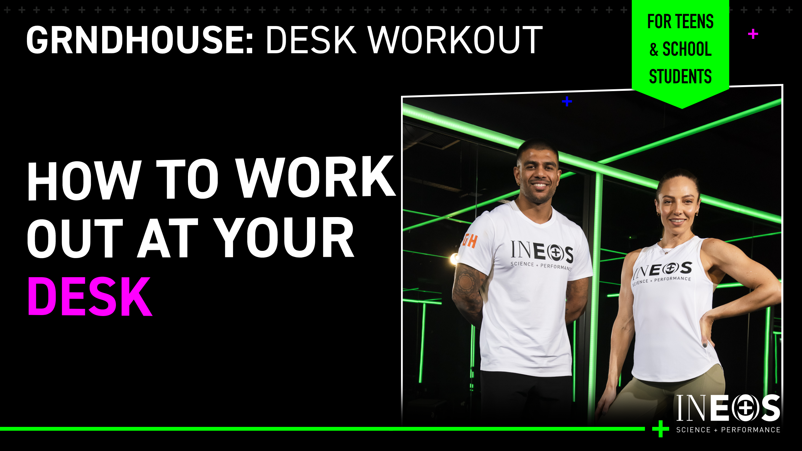 GRNDHOUSE: Desk Workout: How to work out at your desk (For teens + school students)