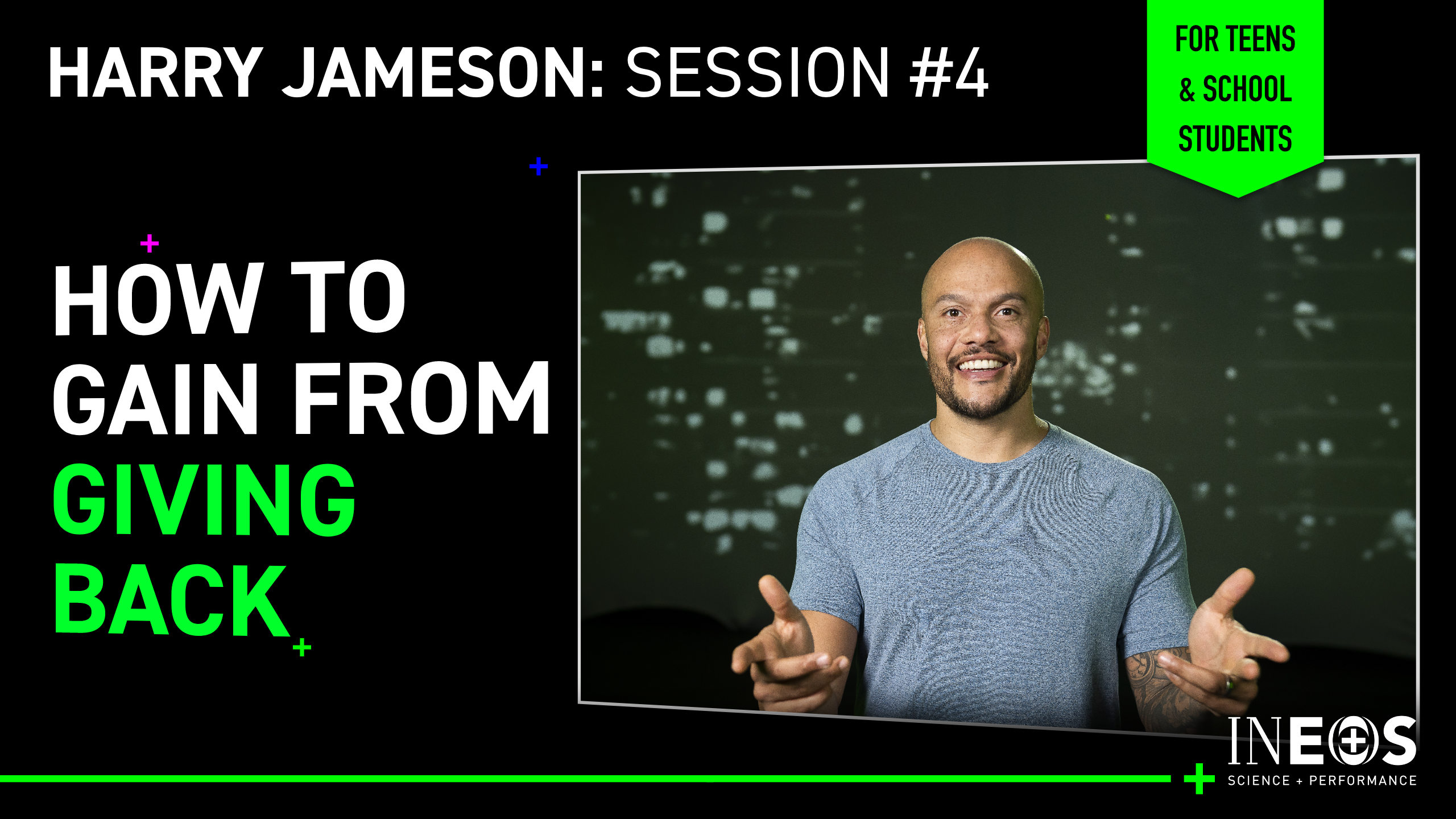 Harry Jameson Session #4: How to gain from giving back