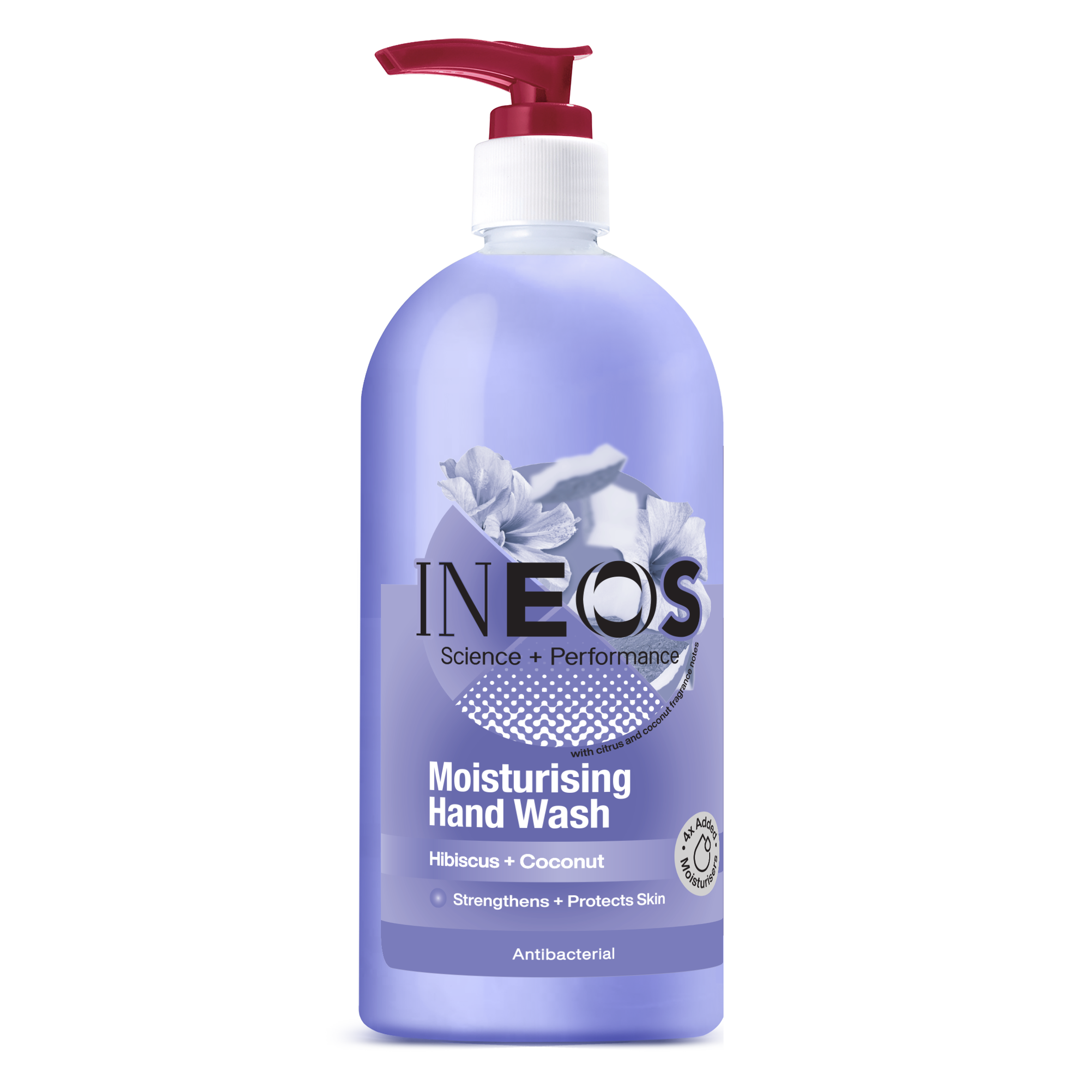 INEOS Moisturising Hand Wash with Hibiscus + Coconut Fragrance